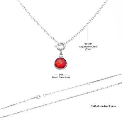 Congrats to the Grad - Birthstone NecklaceA minimalist birthstone necklace that incorporates the color of each birth month from Mom and Dad for graduation. Perfect gift for the perfect event.Moving Phrases