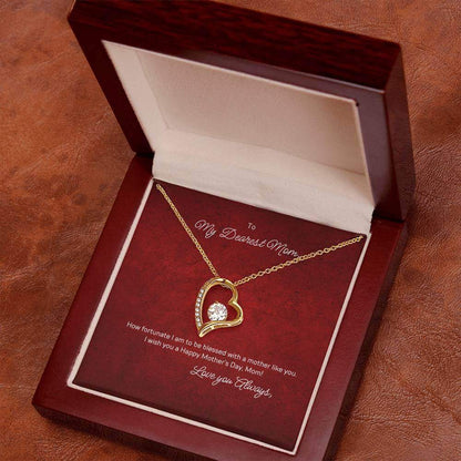 Forever Love Necklace for Mom - Mother's Day GiftSurprise your mom this Mother's Day with our Forever Love Necklace, featuring a heartfelt message card. Perfect blend of love and sparkle.Moving Phrases