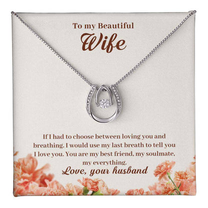 If I had to choose - Lucky in Love Necklace | Moving Phrases