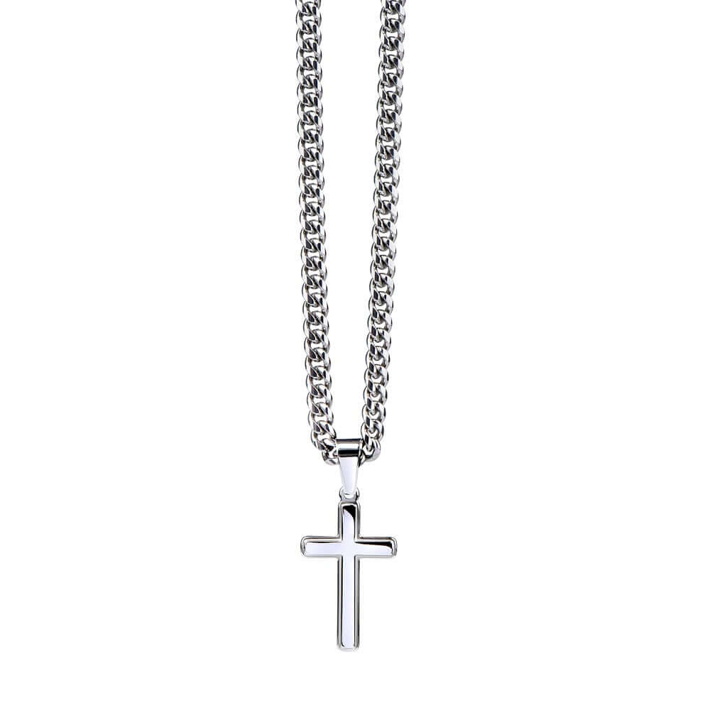 To My Son, Be a Warrior - Artisan Cross CubanProudly wear the Cuban Chain with Artisan Cross Necklace, a perfect gift for special occasions or daily use. Comes with a lovely message.Moving Phrases