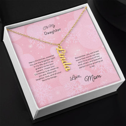 A Classic Beautiful Name Necklace for your Daughter, this Christmas