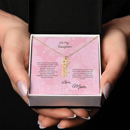 A Classic Beautiful Name Necklace for your Daughter, this Christmas