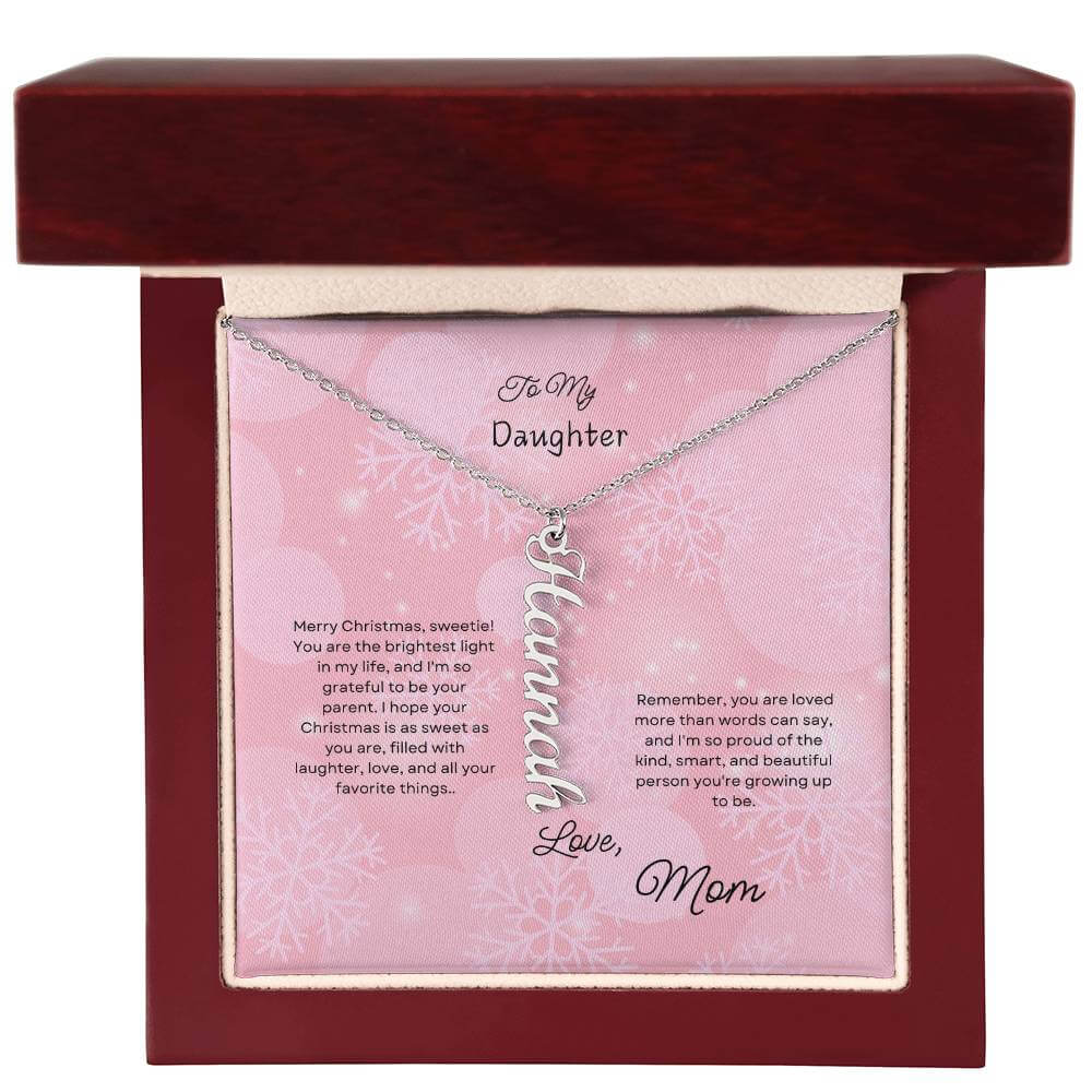 A Classic Beautiful Name Necklace for your Daughter, this Christmas