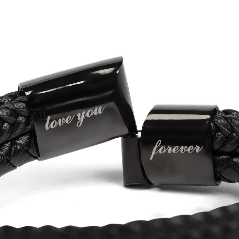 My Dear Husband, Your Love is - Love You Forever BraceletThe Men's "Love You Forever" Bracelet, engraved with a heartfelt message, is a perfect gift for the special man in your life. With a loving message.BraceletsMoving Phrases