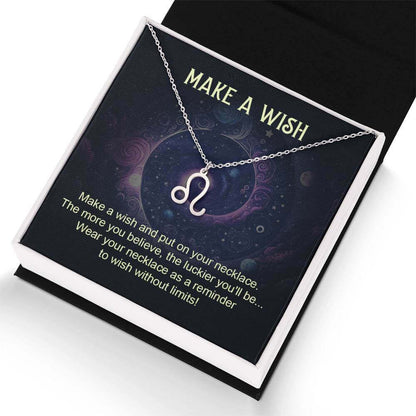 Make a Wish - Zodiac Name Necklace | Moving Phrases