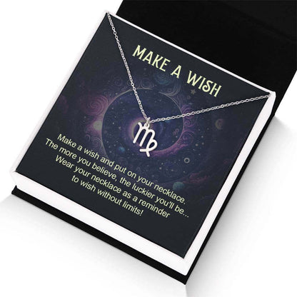 Make a Wish - Zodiac Name Necklace | Moving Phrases