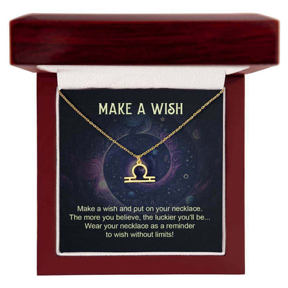 Make a Wish - Zodiac Name Necklace | Moving Phrases