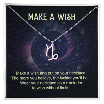 Make a Wish - Zodiac Name Necklace | Moving Phrases