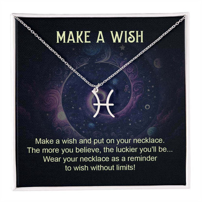 Make a Wish - Zodiac Name Necklace | Moving Phrases