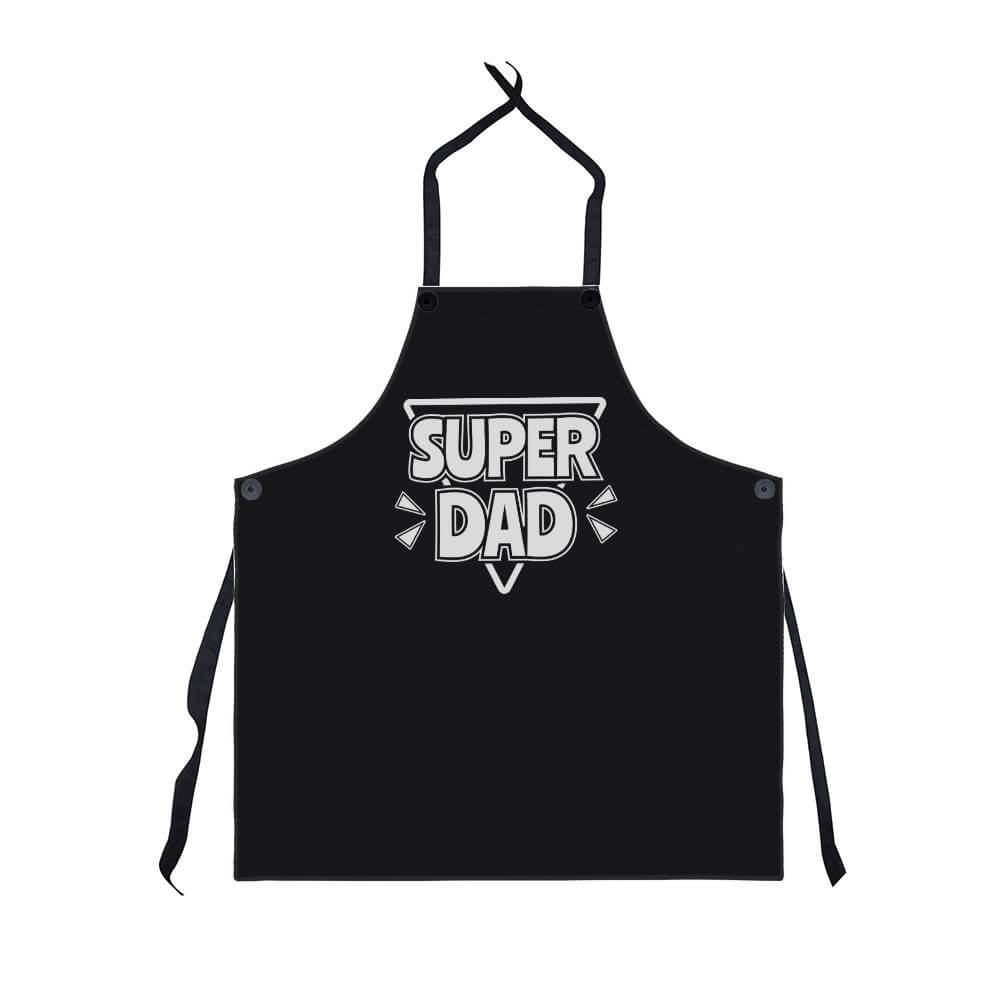 Super Dad - Apron for the Dad who works and loves to cook.Our premium Apron is a must-have for kitchen enthusiasts and dads who express love through cooking. A perfect to Dad this Father's Day.Moving Phrases