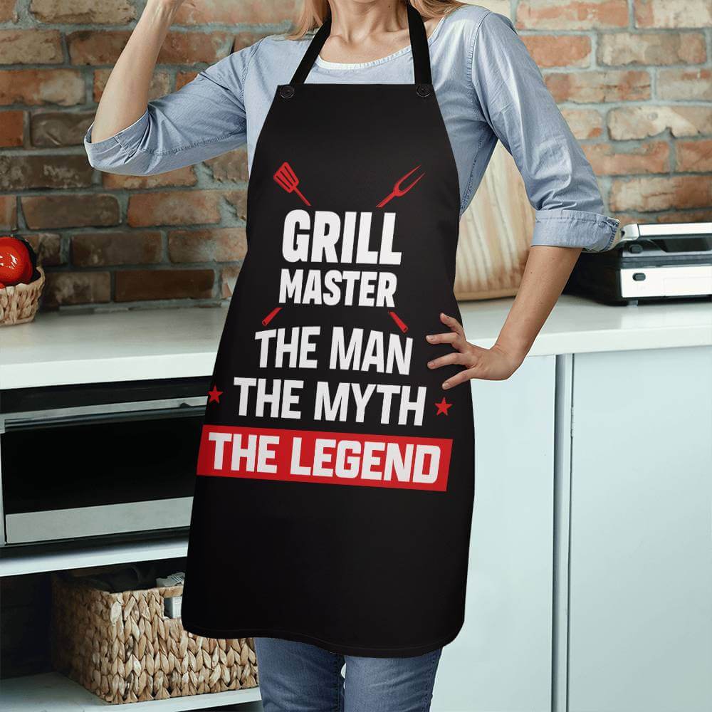 Grill Master - Apron For the cook in your lifeElevate your kitchen style with our premium, versatile apron. Personalize it as a perfect gift for cooking enthusiasts.Moving Phrases