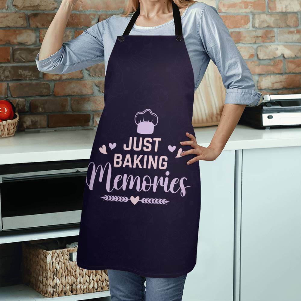 Baking Memories - Apron for the Creative DadBaking memories with Dad, those are the treasured moments you spent with Dad when you're small. Get him this premium apron as momento of the good times togetherMoving Phrases