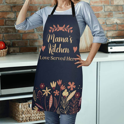 Mama's Kitchen - Apron for the cook in your lifeElevate your kitchen style with our premium, versatile apron. Personalize it as a perfect gift for cooking enthusiasts.Moving Phrases