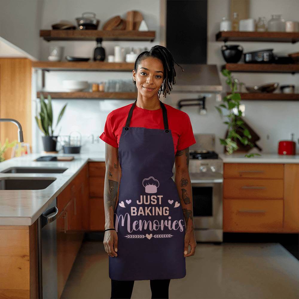 Baking Memories - Apron for the Creative DadBaking memories with Dad, those are the treasured moments you spent with Dad when you're small. Get him this premium apron as momento of the good times togetherMoving Phrases