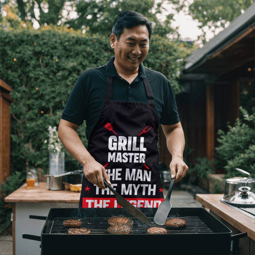 Grill Master - Apron For the cook in your lifeElevate your kitchen style with our premium, versatile apron. Personalize it as a perfect gift for cooking enthusiasts.Moving Phrases