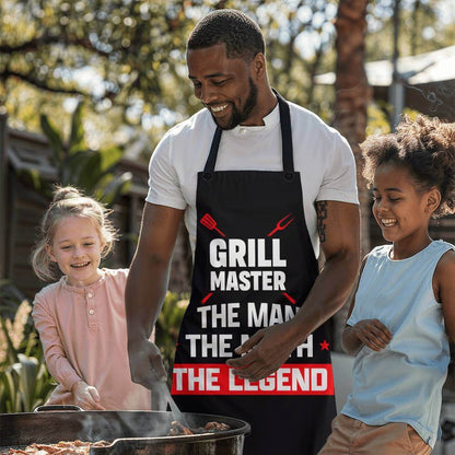 Grill Master - Apron For the cook in your lifeElevate your kitchen style with our premium, versatile apron. Personalize it as a perfect gift for cooking enthusiasts.Moving Phrases