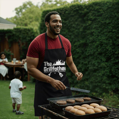 The Grillfather - Apron for the Dad who does the cookingdOur premium Apron is a must-have for any kitchen aficionado or any dad that enjoys cooking. Designed to elevate cooking experience to new heights.Moving Phrases