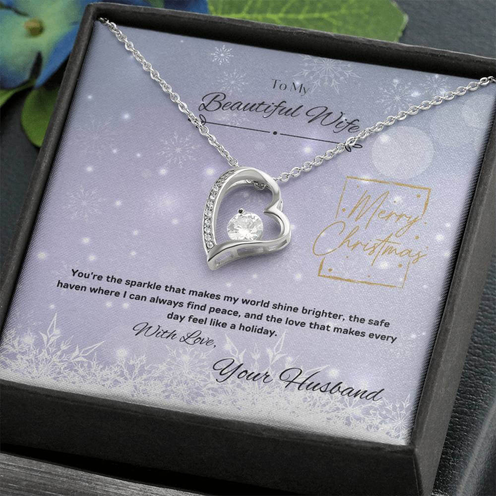 Make your Wife love you More with our Dazzling Forever Love Necklace this Christmas