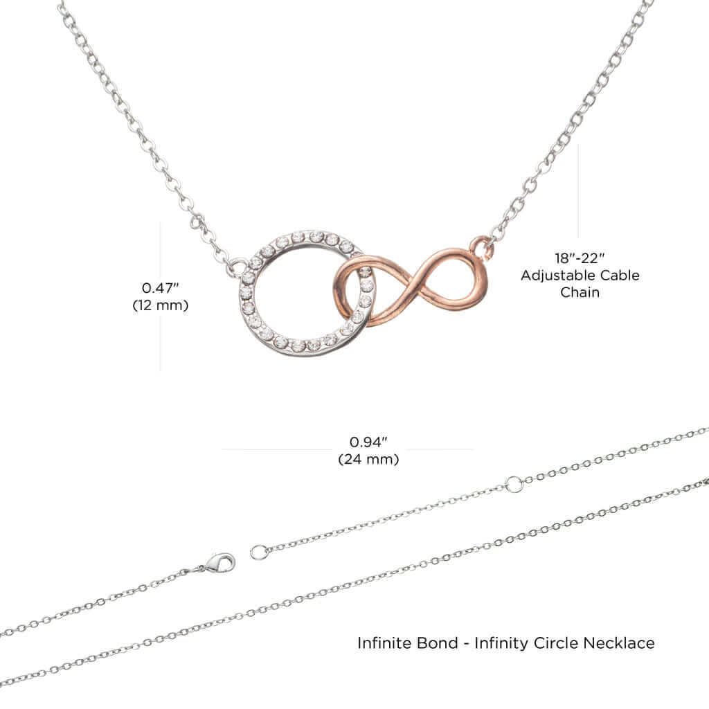 To the Love of My Life - Infinity Circle Necklace | Moving Phrases